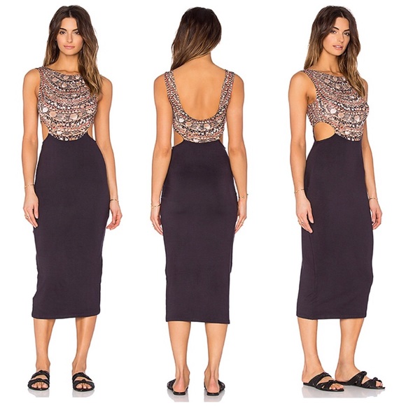 Mara Hoffman Dresses & Skirts - Mara Hoffman Scoop Back Midi Dress